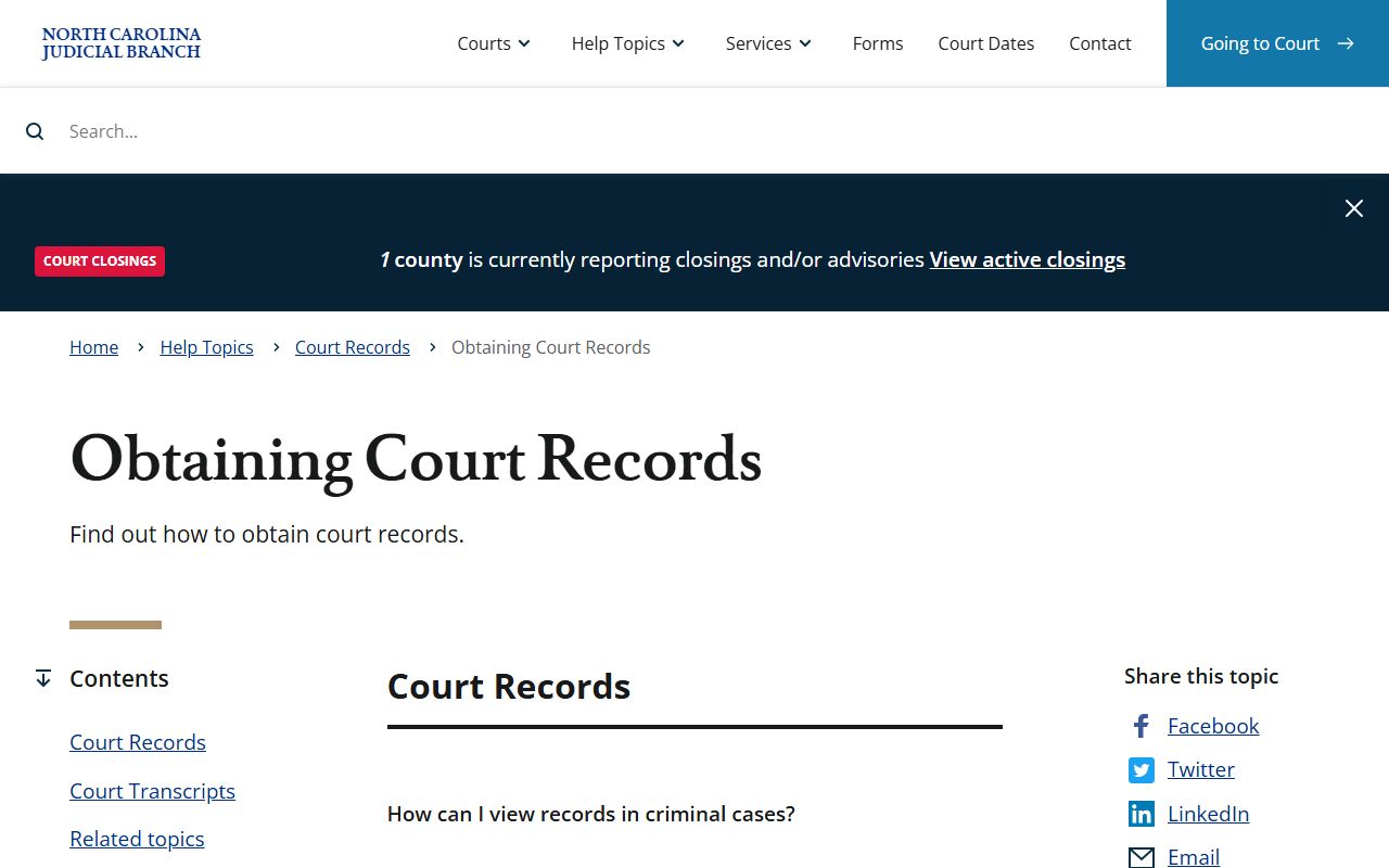 Guidance on obtaining Union County court records from the Clerk of Superior Court