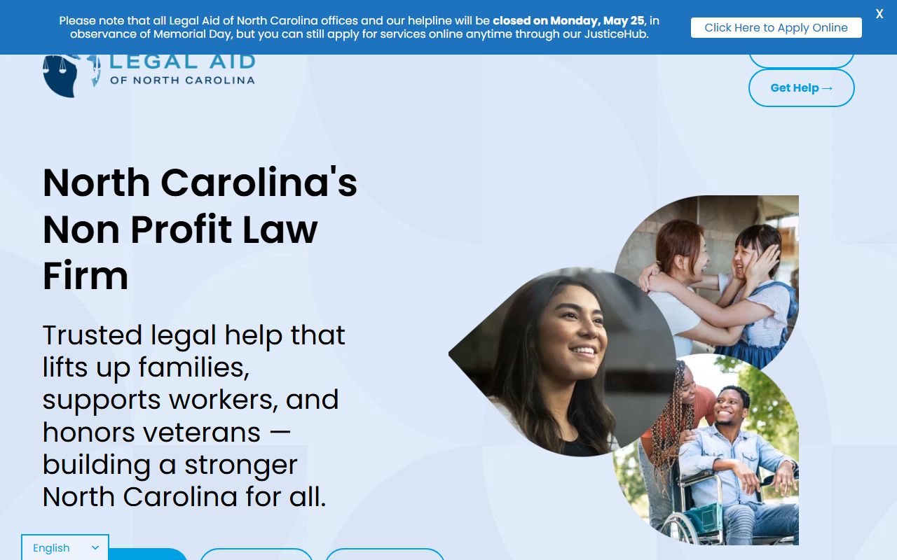 Legal Aid of North Carolina page for Union County public records and court help