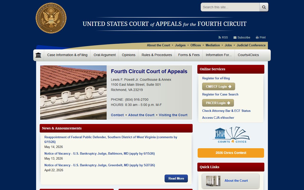 Union County released inmates federal appeals context at the Fourth Circuit